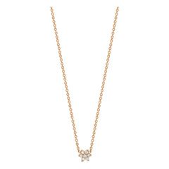 Ginette NY - Collar Mini Diamond Star | Oro Rosa