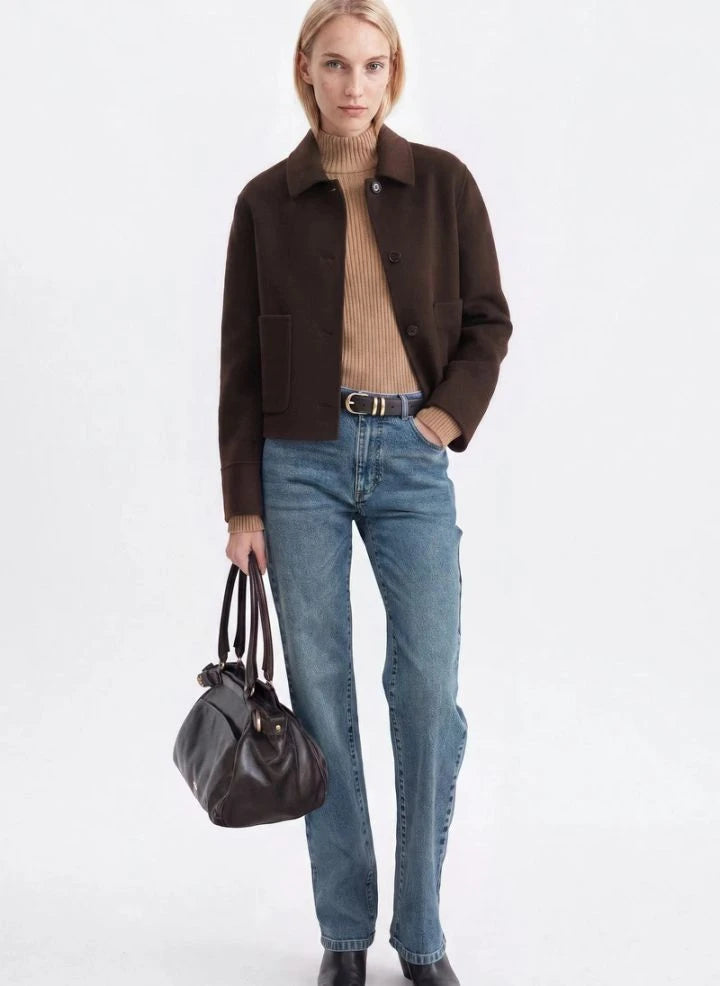 Vanessa Bruno - Chaqueta Henri Laine | Chocolate