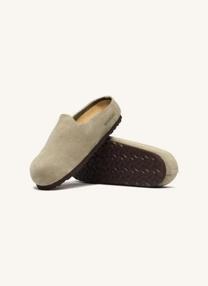 BIRKENSTOCK - Amsterdam Zuecos de Ante Envueltos