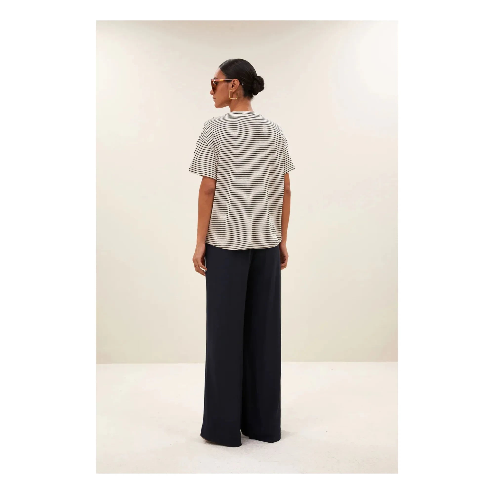 By Bar - Camiseta Rayada Mace | Azul Marino