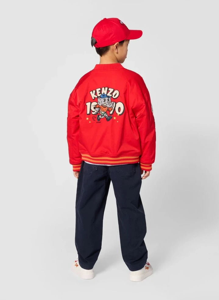 Kenzo - Bomber con parche bordado Kenzo | Rojo
