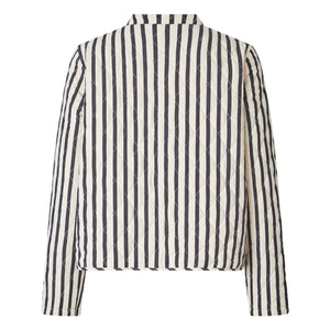 Lollys Laundry - Chaqueta de rayas Emilia | Negro