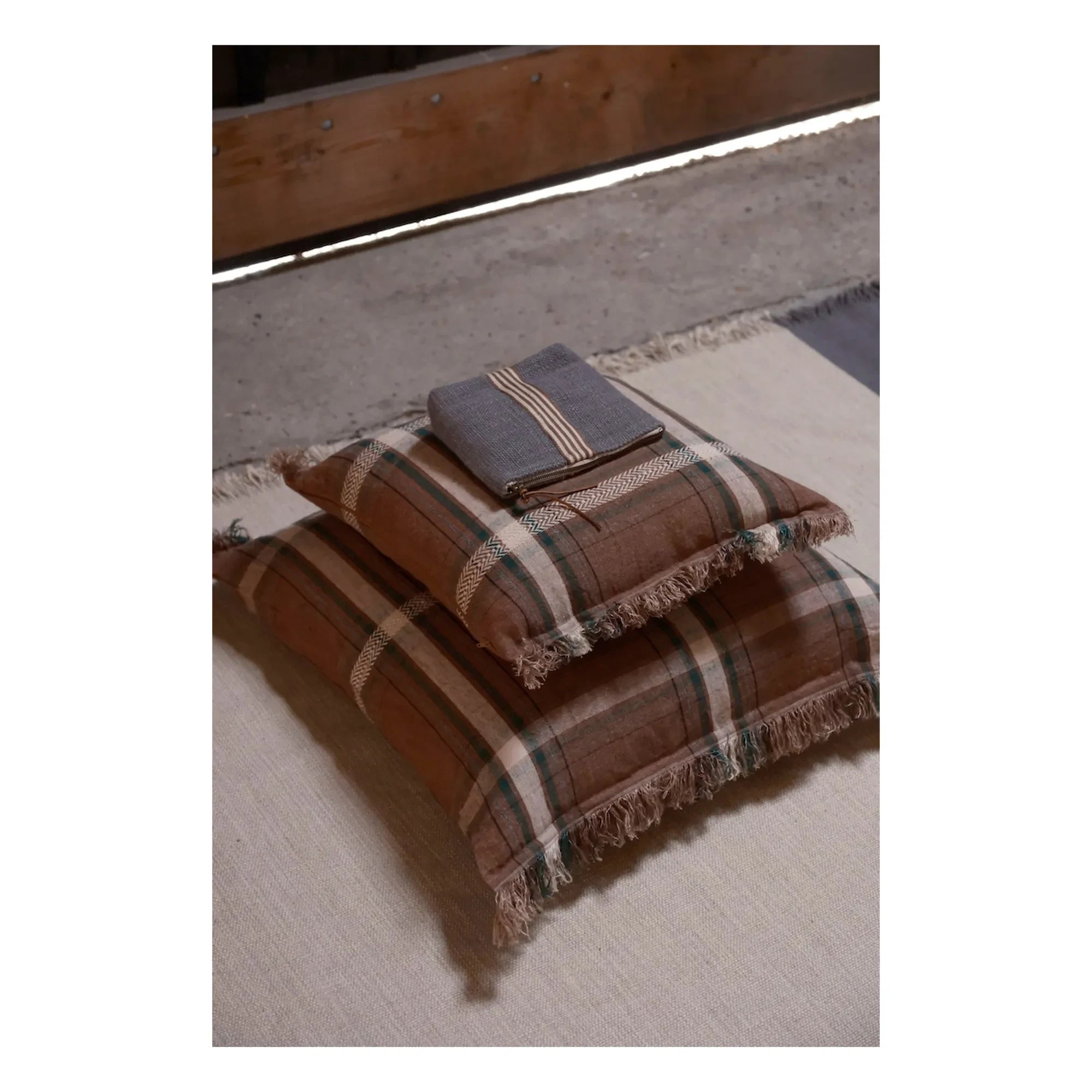 Libeco - Funda de almohada de lino Rowan | Rojo Óxido