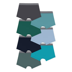 Petit Bateau - Pack de 7 calzoncillos de algodón orgánico para niño | Verde