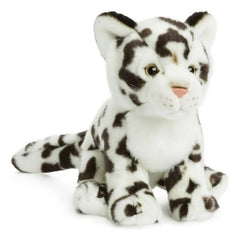 Bon Ton Toys - WWF - Peluche de leopardo de las nieves | Blanco