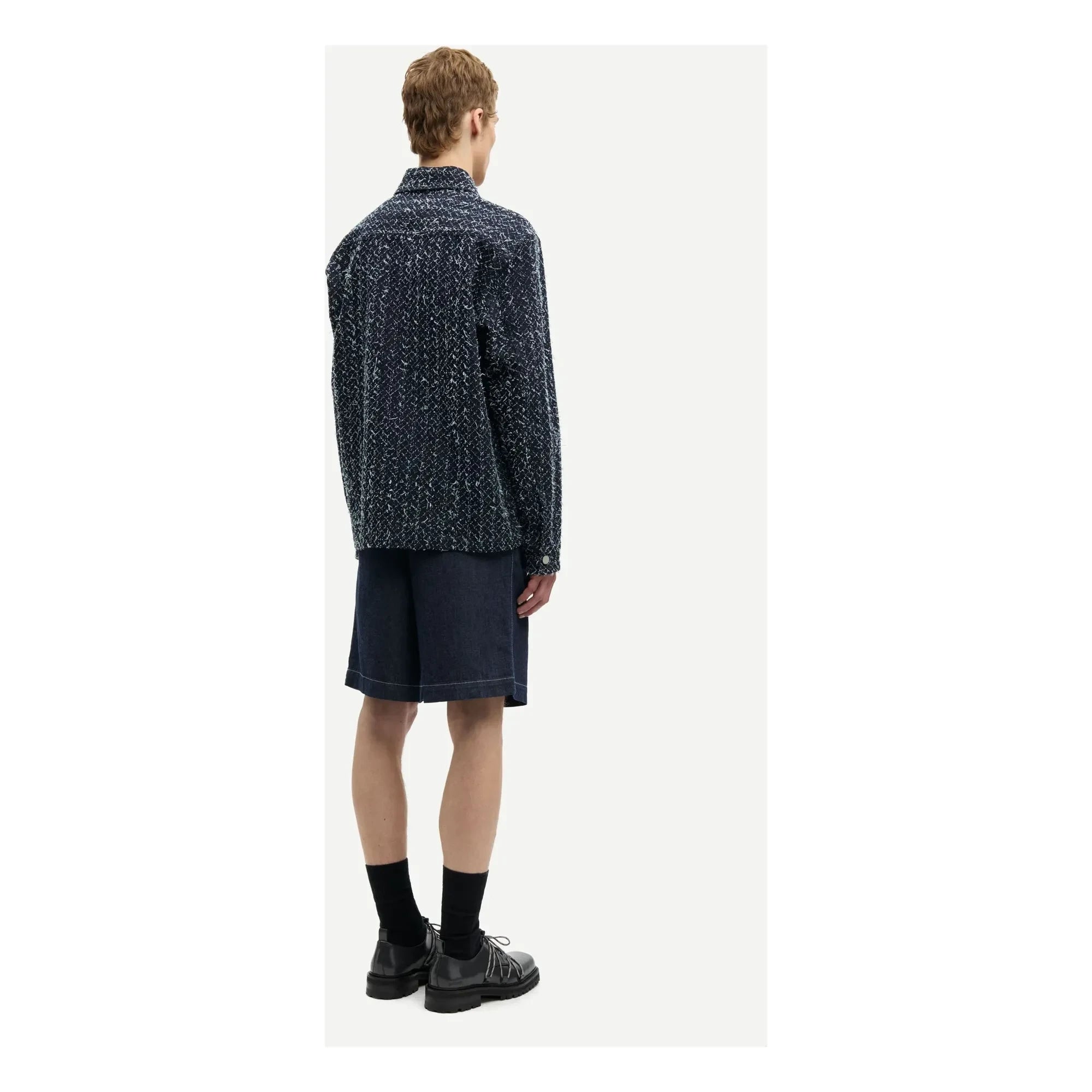 Samsoe Samsoe - Sobrecamisa de algodón Sacastor | Gris oscuro
