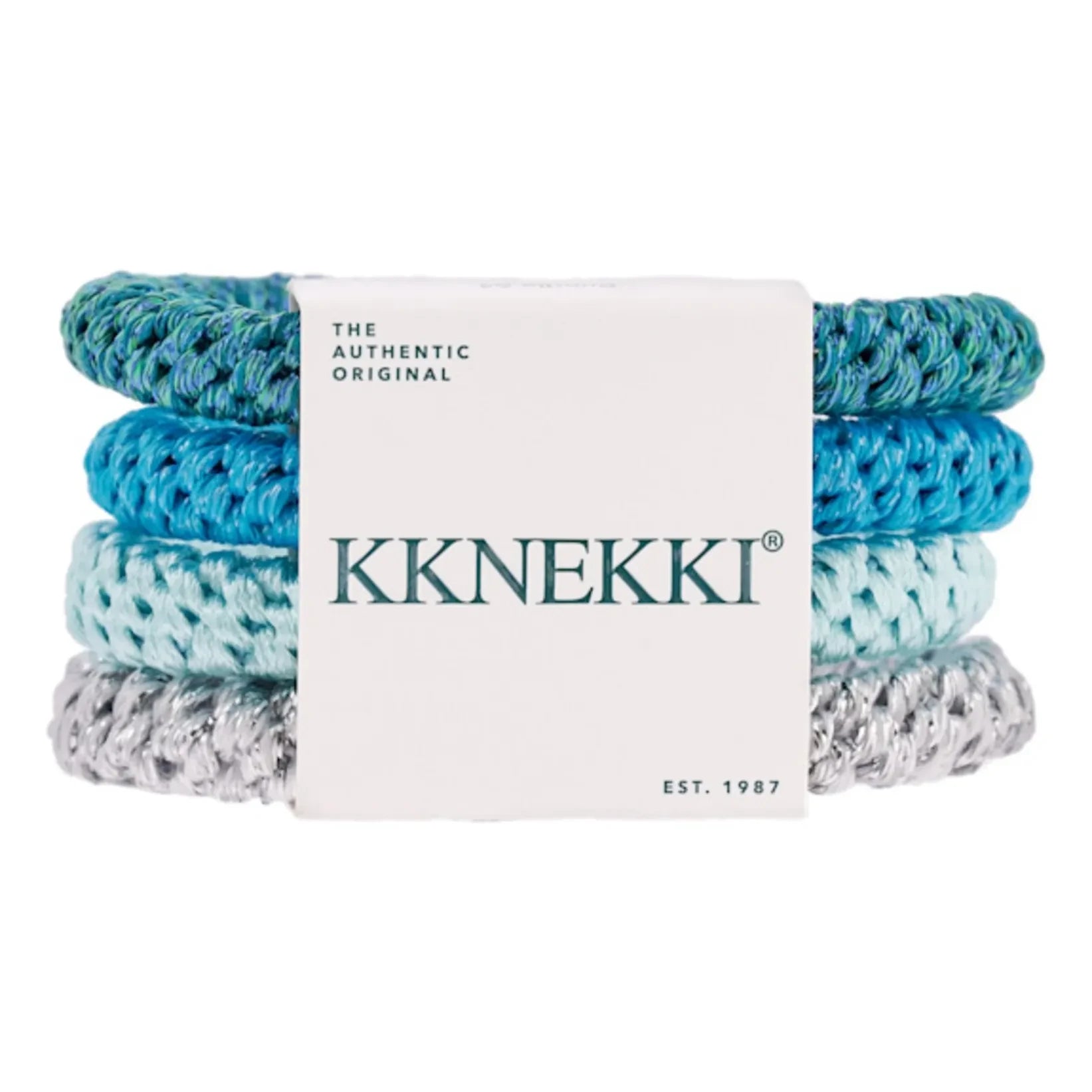 Bon Dep - Set de 4 coleteros Kknekki 64 | Azul