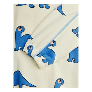 Mini Rodini - Sudadera de algodón orgánico con dinos | Crudo