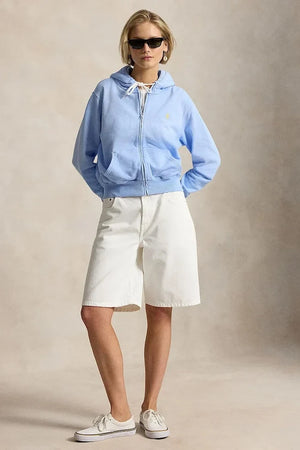Sudadera con capucha y cremallera de algodón Polo Ralph Lauren para mujer ISLAND FLC-KNT-SWEATSHIRT