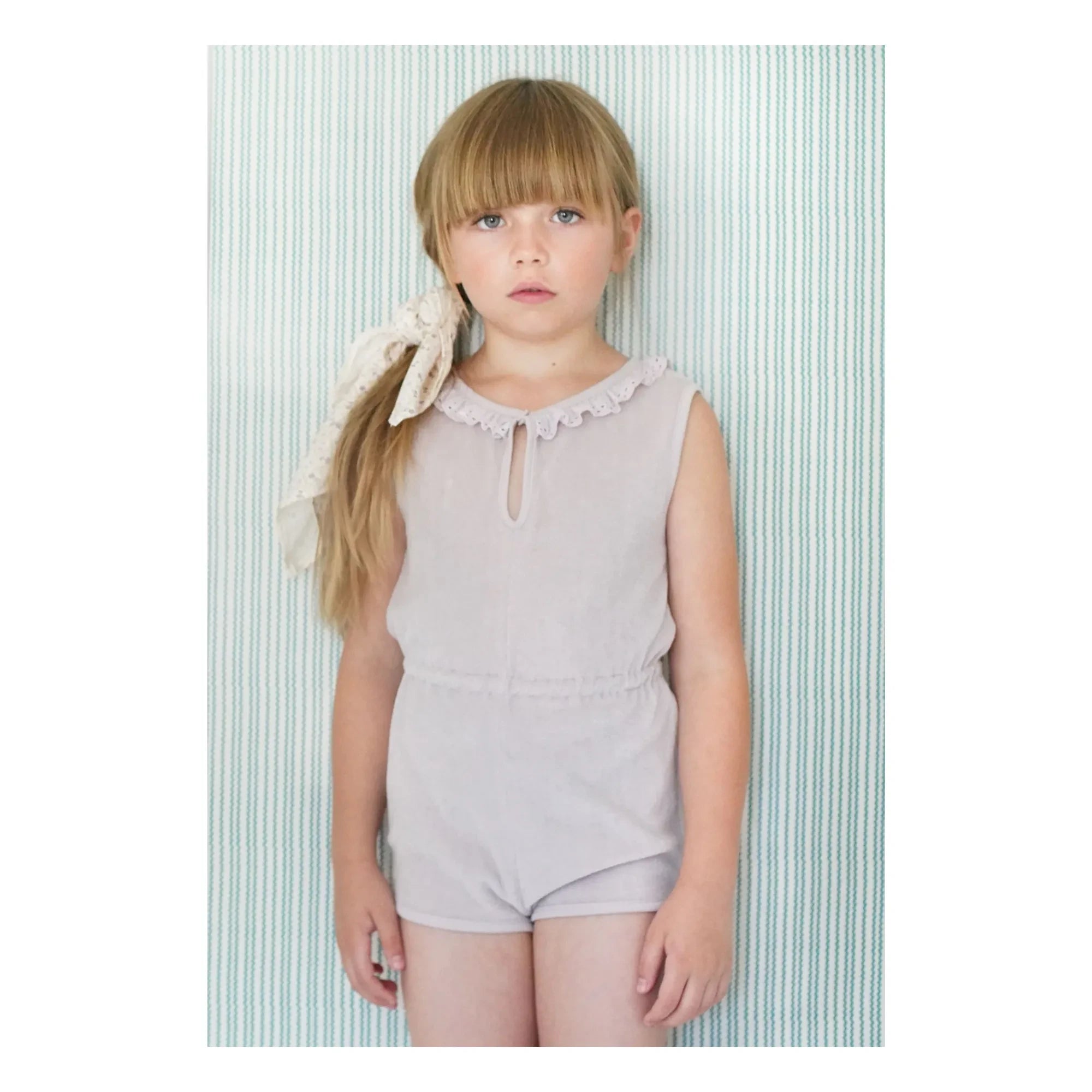 Soor Ploom - Mono de algodón orgánico Club Eponge | Rosa beige