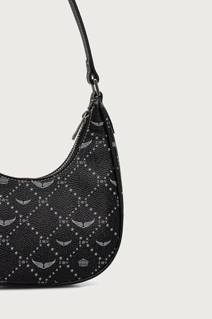 Bolso hobo de cuero sintético para mujer