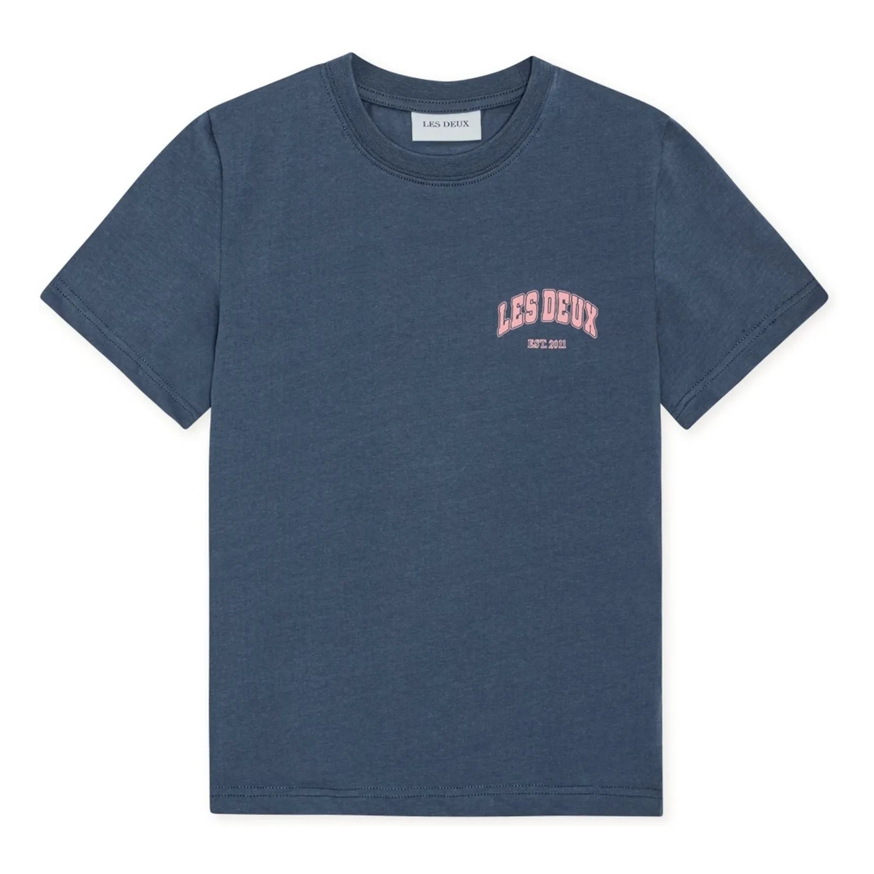 Les Deux - Camiseta de algodón orgánico Hoop | Azul