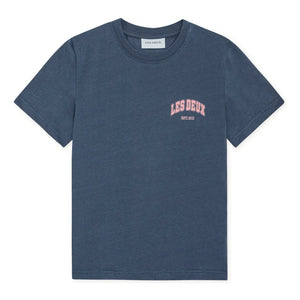 Les Deux - Camiseta de algodón orgánico Hoop | Azul