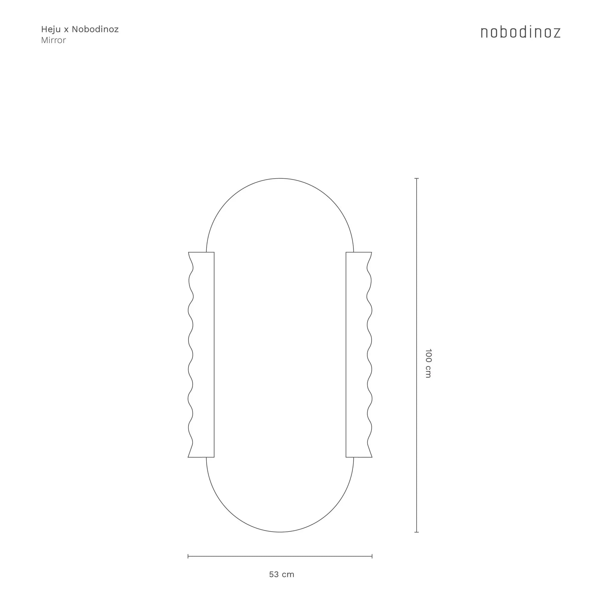 Nobodinoz - Espejo Nobodinoz x Heju