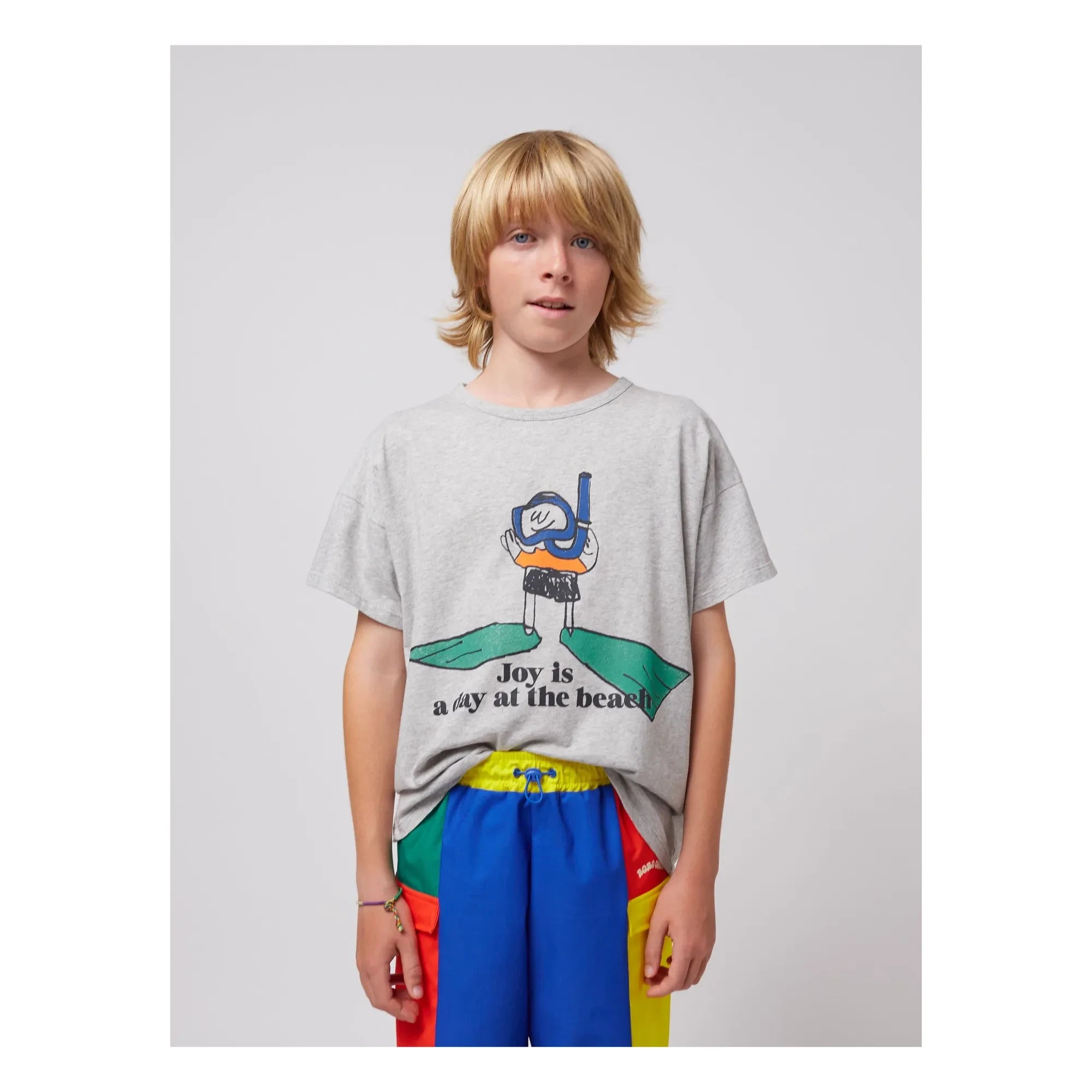 Bobo Choses - Bañador tipo bermuda con bloques de color | Azul