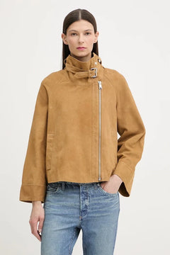 AllSaints chaqueta de motero de ante RHODES para mujer