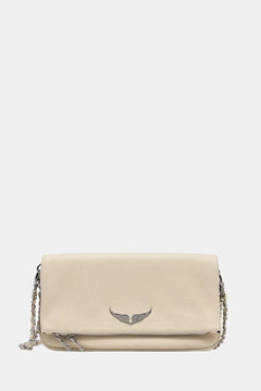 Bolso de piel granulada Zadig&Voltaire ROCK LEATHER para mujer