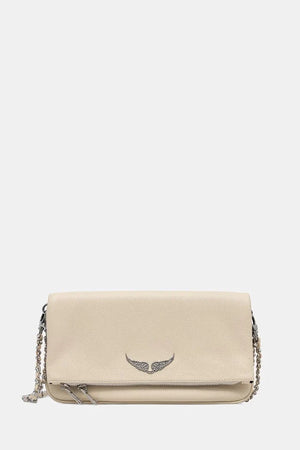 Bolso de piel granulada Zadig&Voltaire ROCK LEATHER para mujer