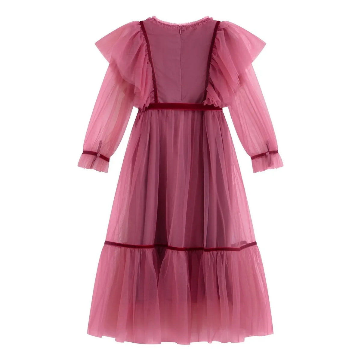 C'era Una Volta - Vestido de tul Emilie | Rosa empolvado
