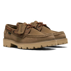 Clarks - Zapatos de barco Cleyhill | Beige Oscuro