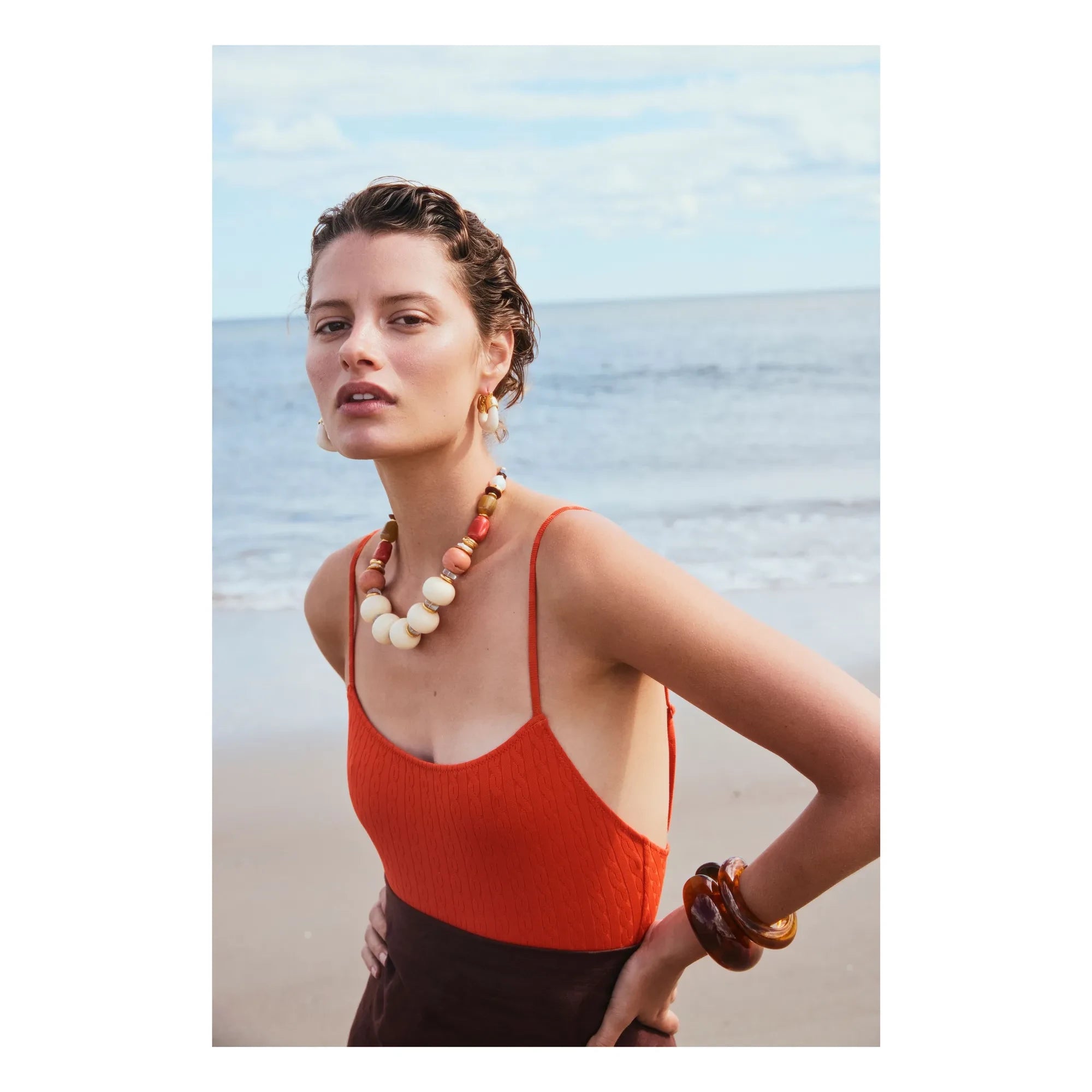 Lizzie Fortunato - Pulsera marrón | Marrón