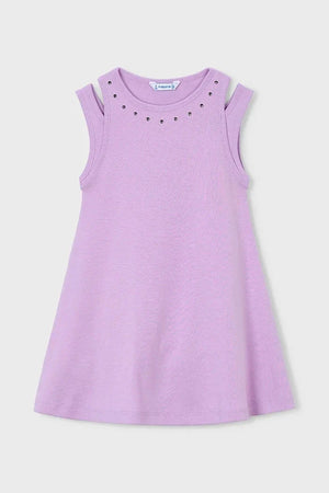 Vestido de algodón para niña Mayoral