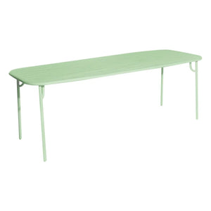 Fritura de pescado - Mesa rectangular para fin de semana | Verde claro
