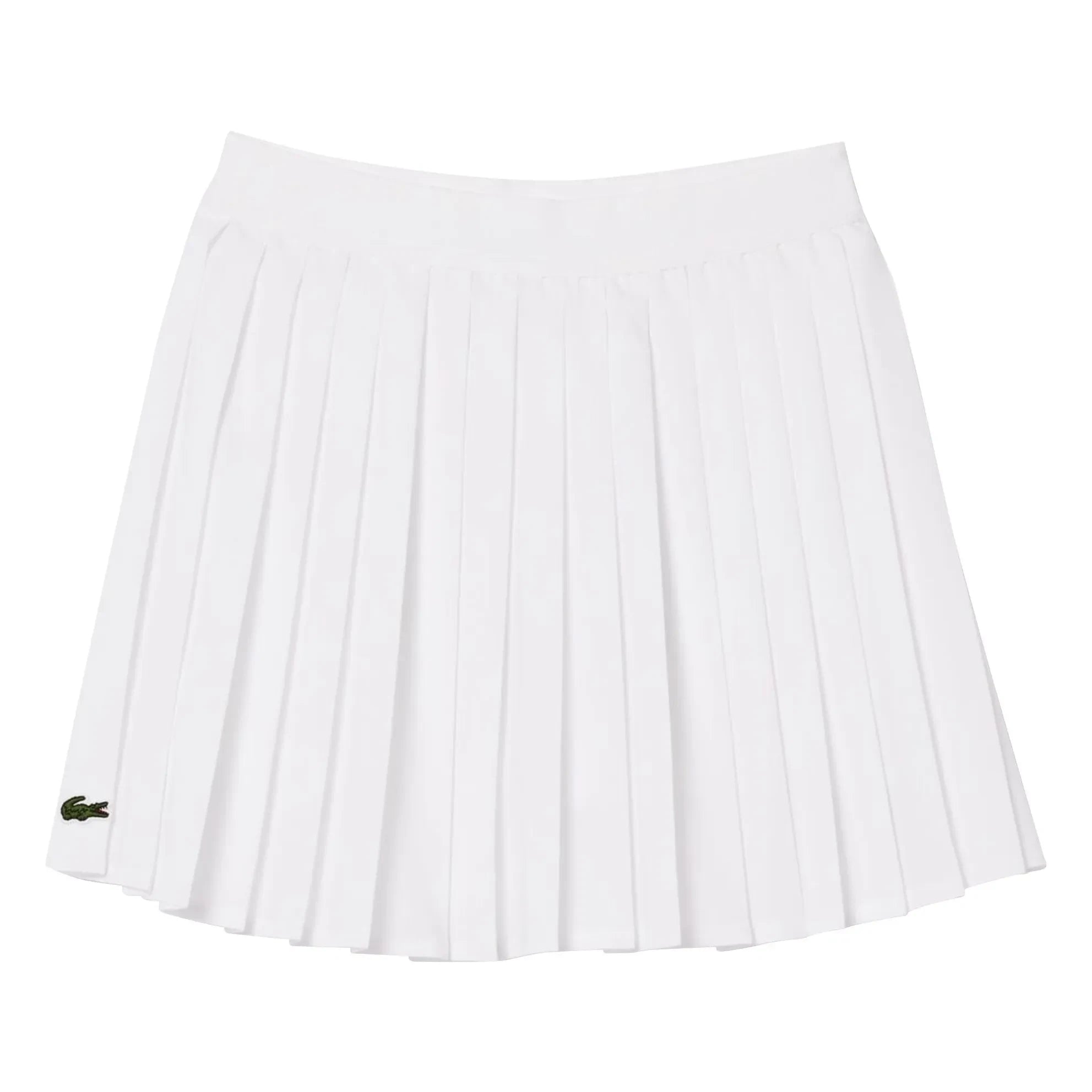 Lacoste - Falda plisada de fibra reciclada | Blanco