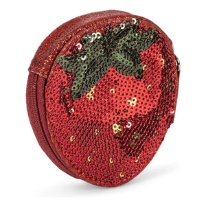 Konges Sløjd - Bolso con Lentejuelas de Fresa | Rojo