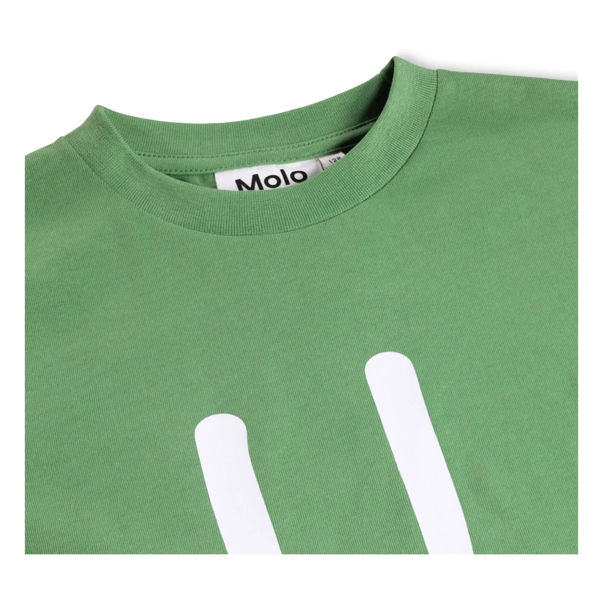 Molo - Camiseta de algodón orgánico Roxo Smile | Verde