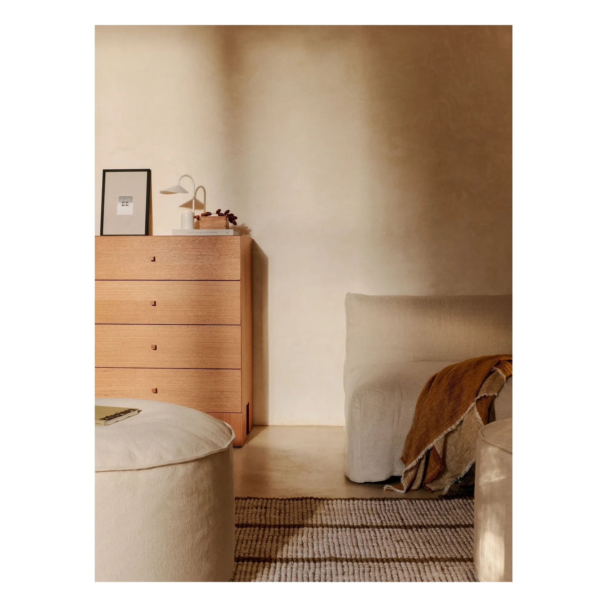 Ferm Living - Puf Aun | Crema