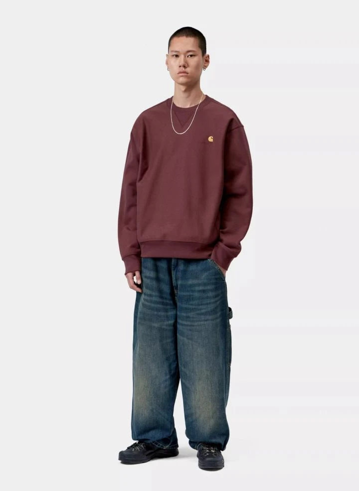 Carhartt WIP - American Script Sweatshirt | Bordo