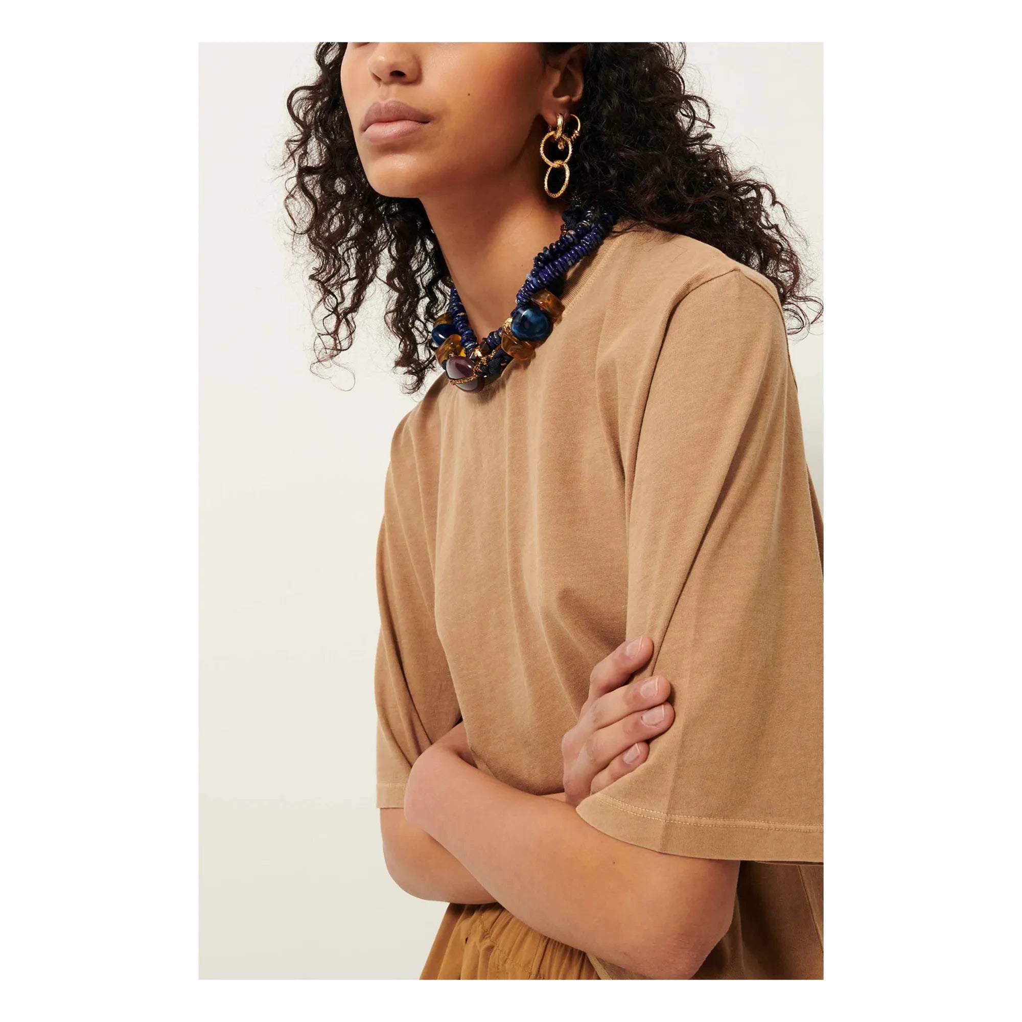 Sessùn - Camiseta Sergio de Algodón | Beige