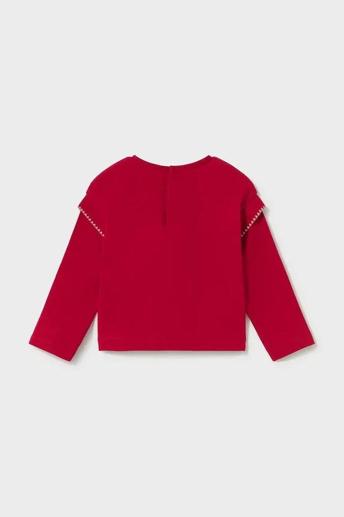 Blusa de algodón de manga larga para niños Mayoral