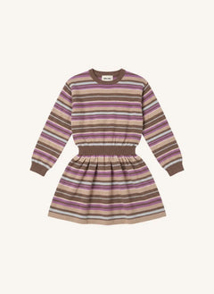 Smallable Kid - Vestido de lana rayado Lya | Rosa