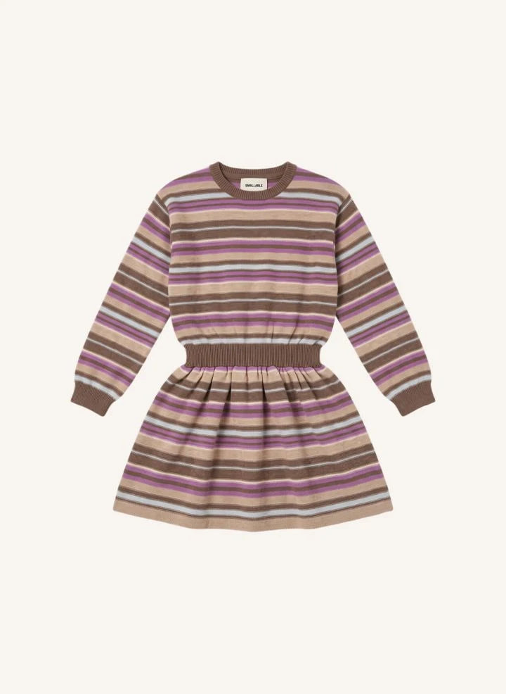 Smallable Kid - Vestido de lana rayado Lya | Rosa