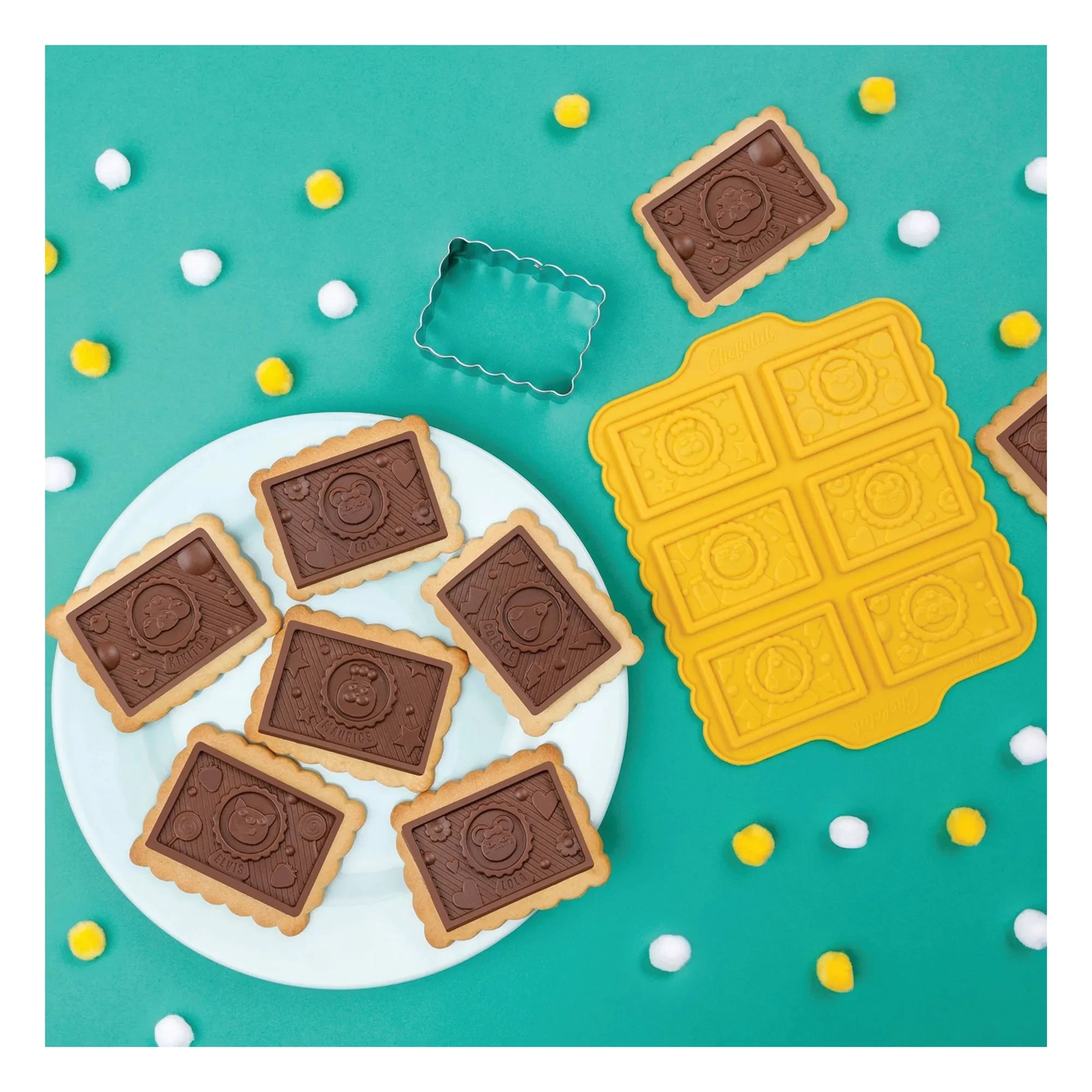 Chefclub - Juego de galletas de chocolate