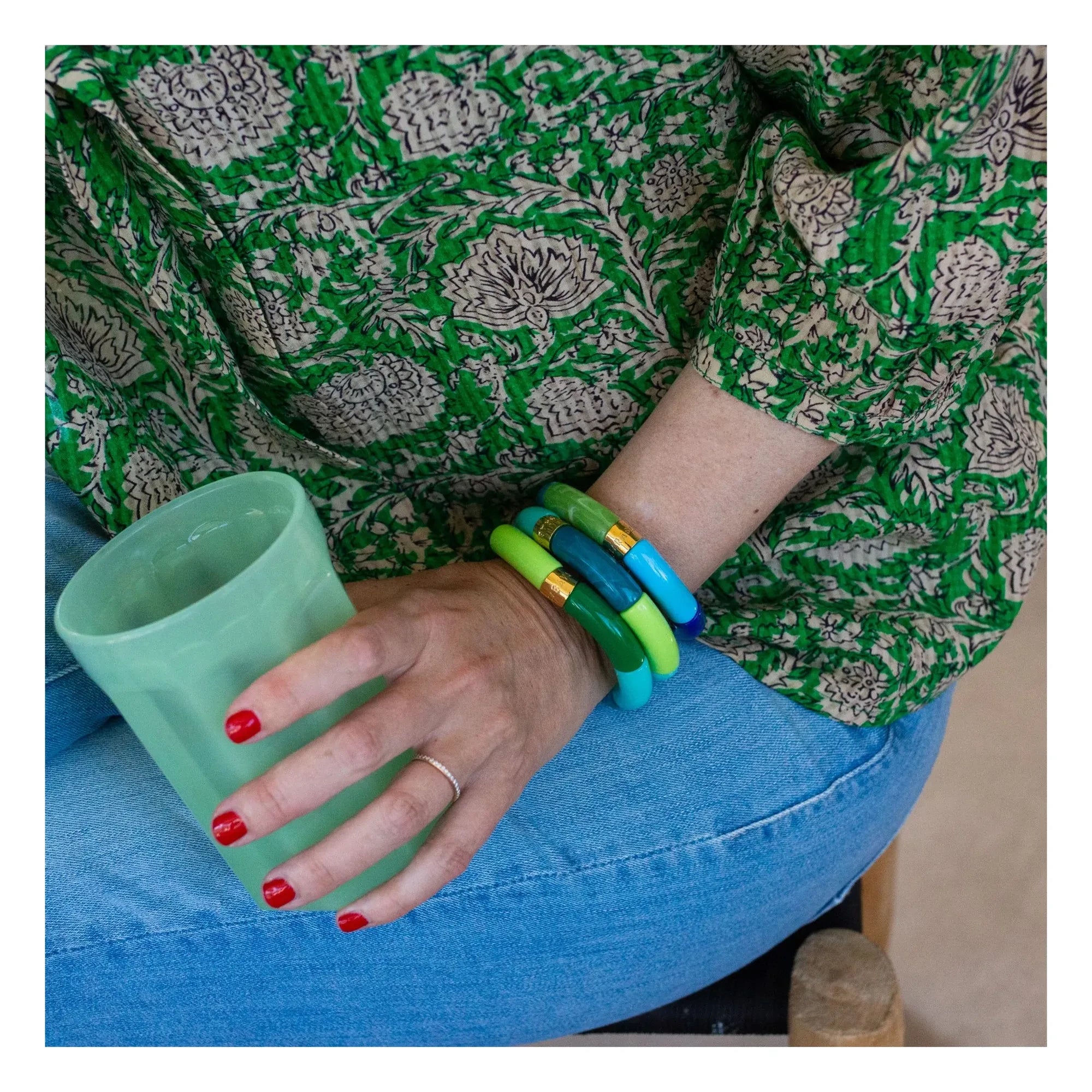 Parabaya - Brazalete Citrus 3 | Verde