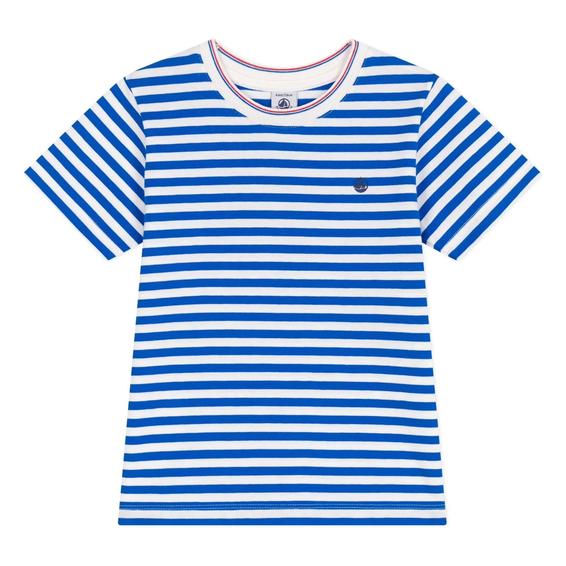 Petit Bateau - Camiseta de algodón orgánico Bipbip | Azul