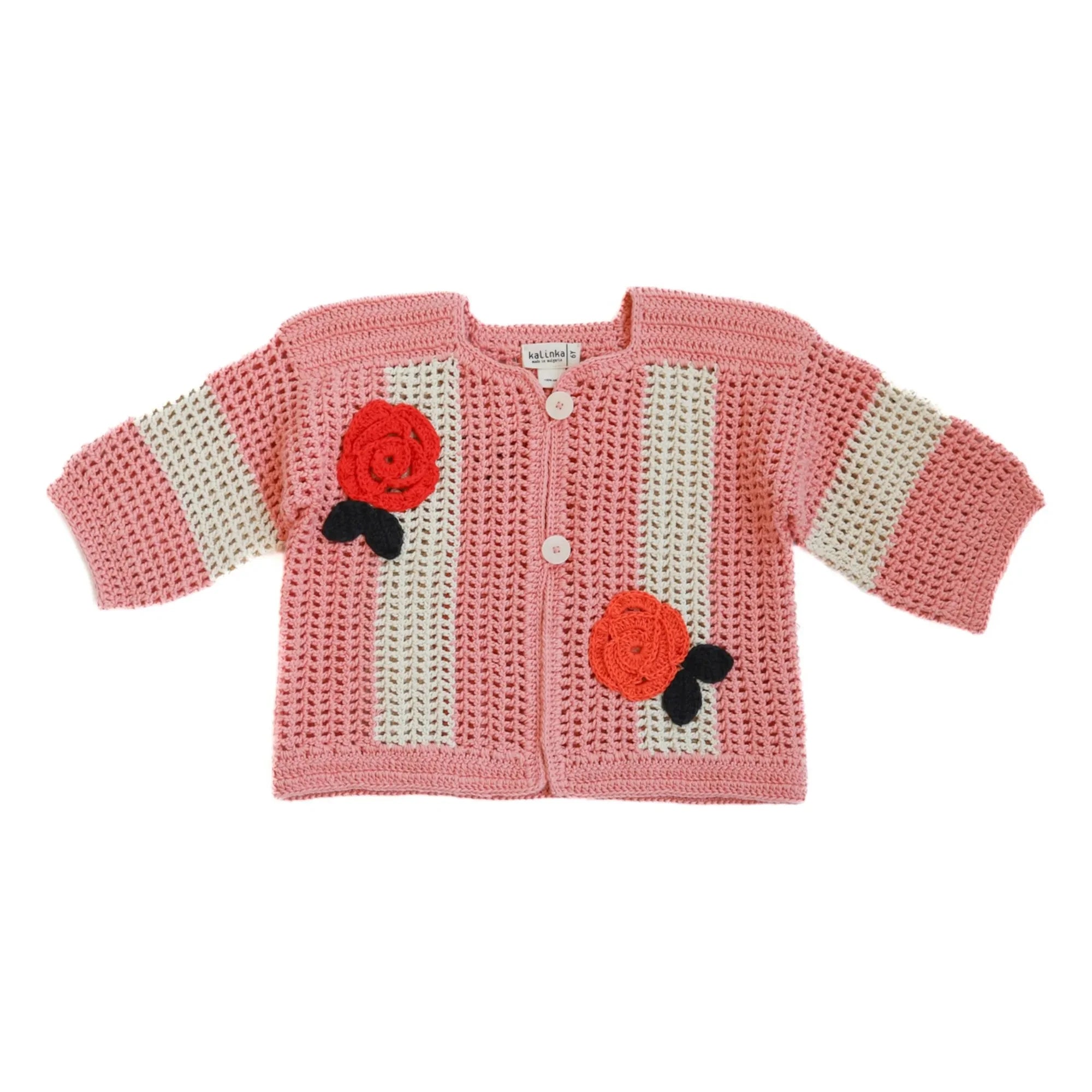 Kalinka - Penelope Chaqueta de Ganchillo | Rosa