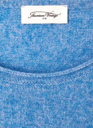 American Vintage - Jersey de Lana y Cachemira Docatown | Azul