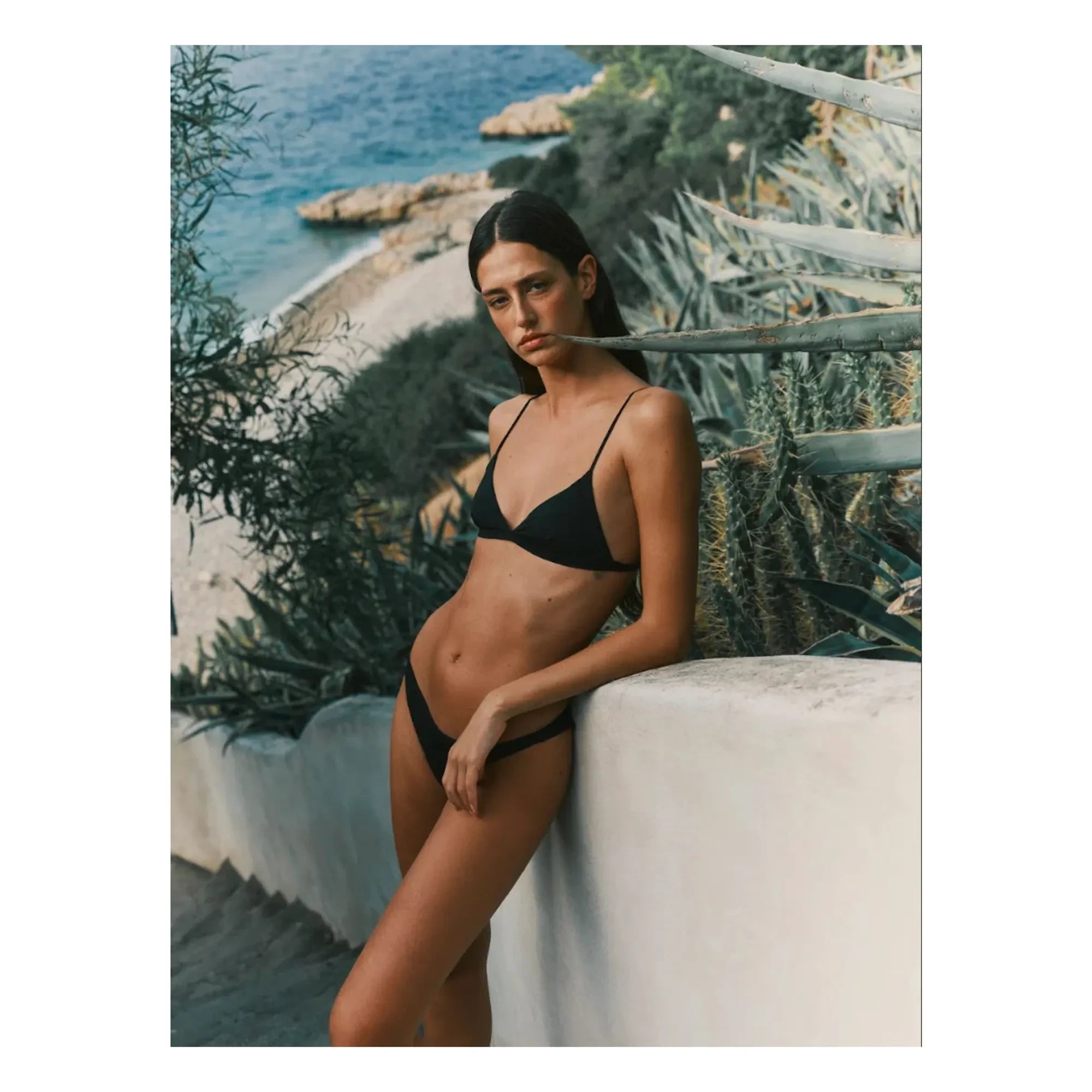 Vanessa Sposi - Parte de arriba de bikini de triángulo | Black