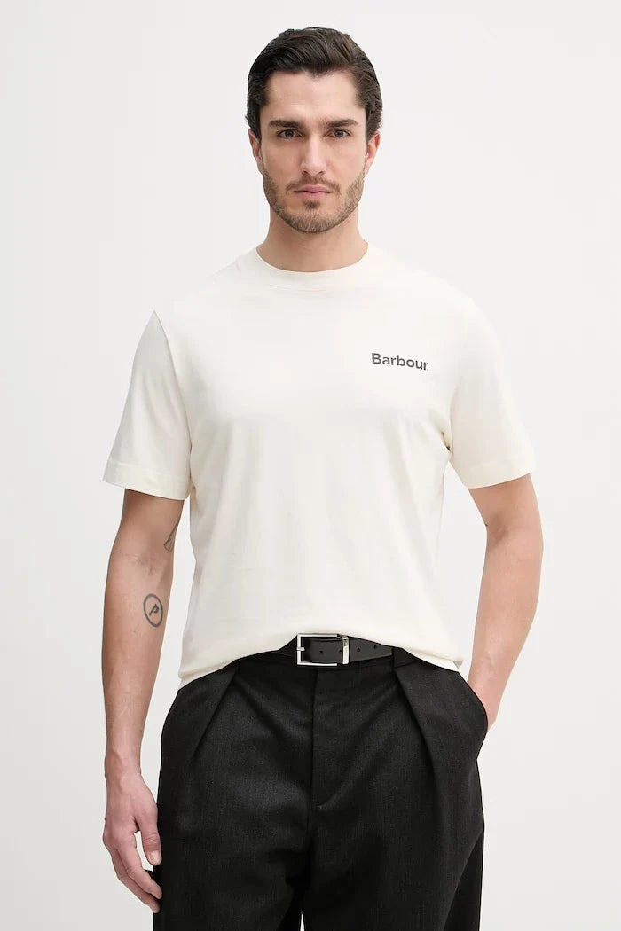 Camiseta de algodón Barbour