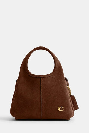 Bolso de hombro de ante Coach Lana 19 para mujer