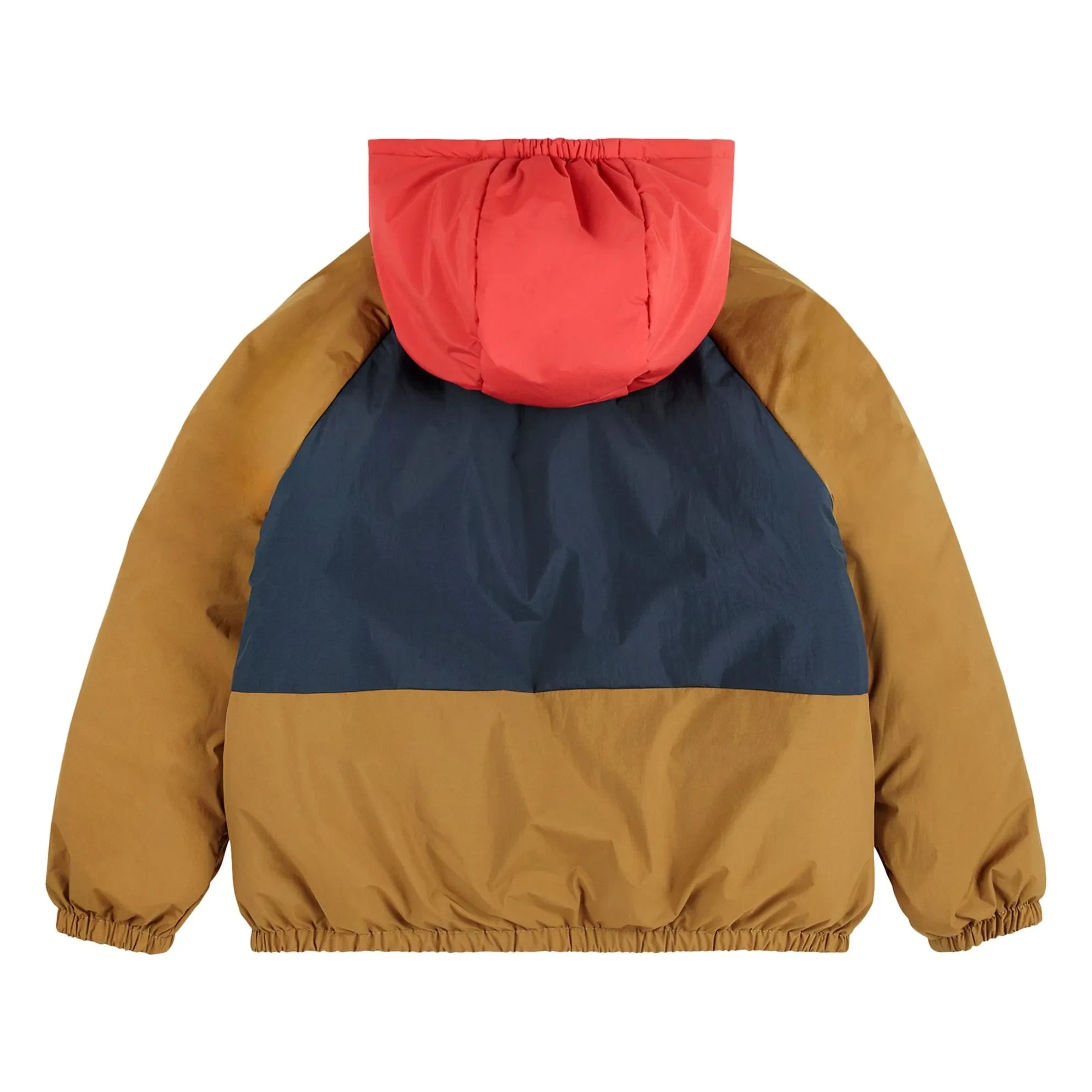 Bobo Choses - Chaqueta impermeable de fibra reciclada de doble cara | Blanco