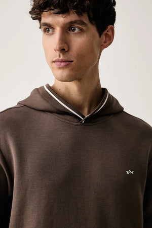 Sudadera con capucha de hombre Paul&Shark de mezcla modal
