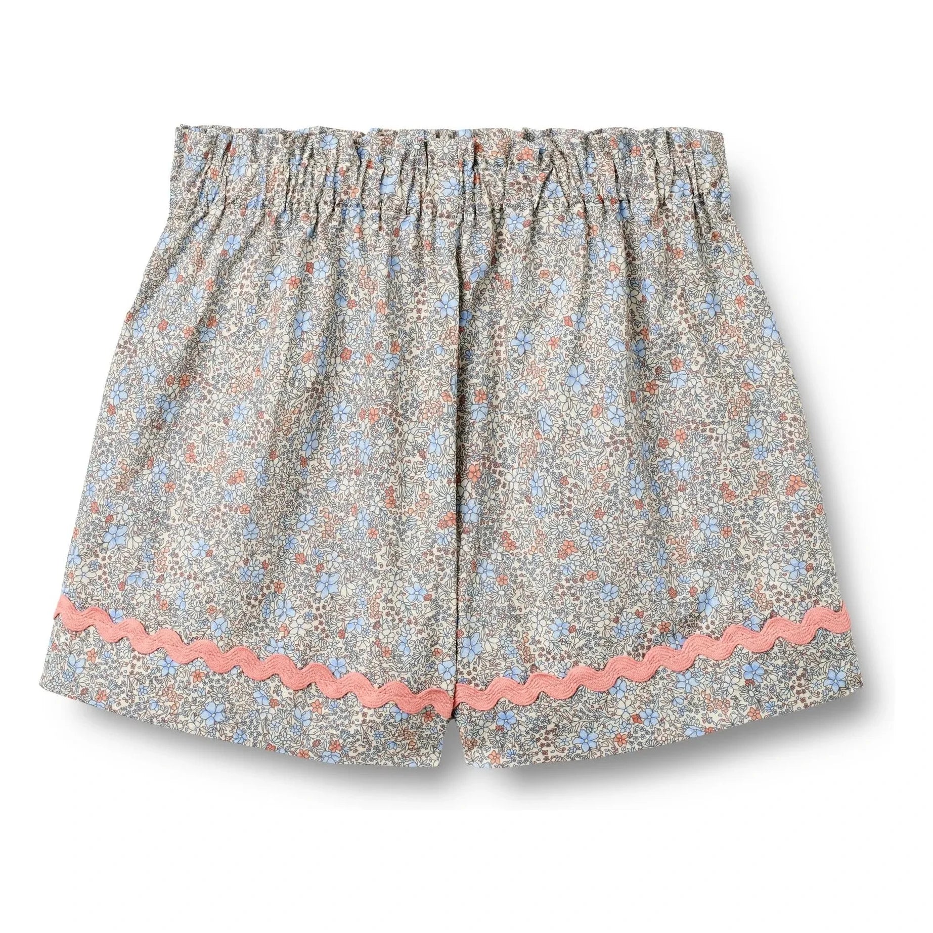 Wheat - Shorts de algodón orgánico Lace Silja Fleuri | Azul claro