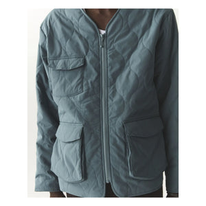 Welter Shelter - Hafif kapitone ceket | Petrol mavisi