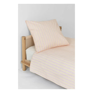 Nobodinoz - Funda Nórdica Sheldon Stripes | Rosa