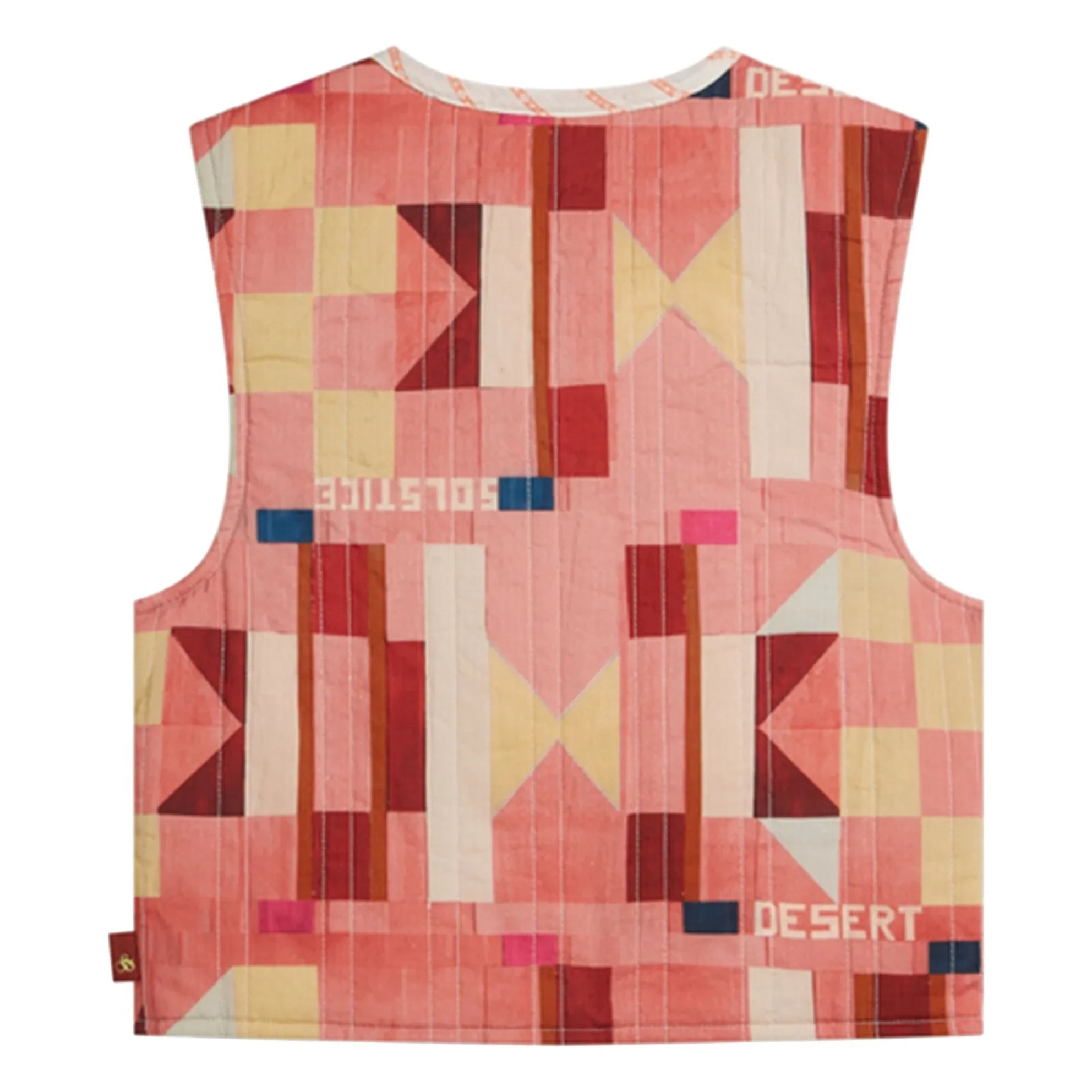 Scotch & Soda - Chaleco geométrico reversible | Rosa